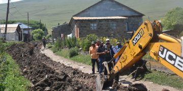ბორჯომის მაღალმთიან სოფლებში,  „სოფლის მხარდაჭერის პროგრამის“ ფარგლებში დაგეგმილი პროექტები ხორციელდება