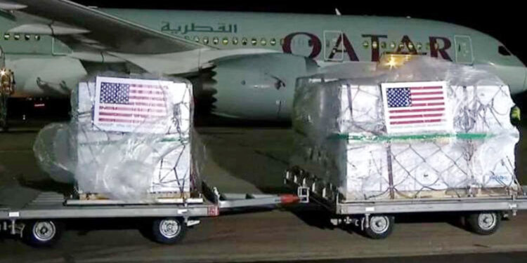 აშშ-ის მთავრობის მიერ საჩუქრად გადმოცემული «ფაიზერის» ნახევარი მილიონი დოზა საქართველოშია