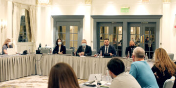 ცესკოს ხელმძღვანელი პირების შეხვედრა IRI-ის გრძელვადიან სადამკვირვებლო მისიასთან