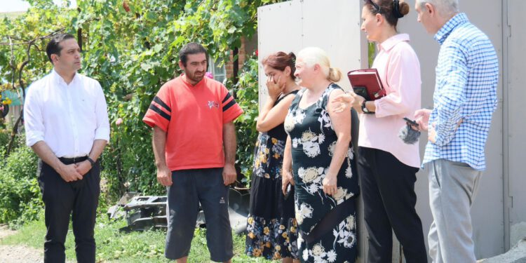 სახალხო დამცველმა საოკუპაციო ხაზის მიმდებარე სოფლები მოინახულა