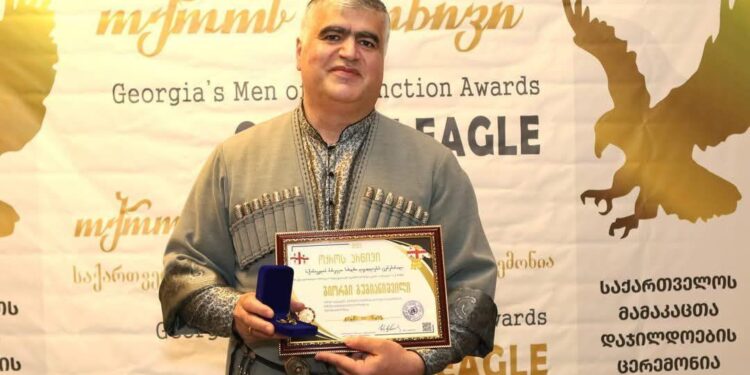 „ოქროს არწივი 2025“ -ის ფარგლებში, ბორჯომის მუნიციპალიტეტის მერის მრჩეველი კულტურის დარგში და ანსამბლ ,,ბორჯომის» ხელმძღვანელი გიორგი ბუგიანიშვილი დააჯილდოვეს