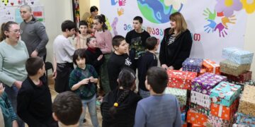 საქველმოქმედო აქცია ბორჯომის დღის ცენტრების ბავშვებისათვის