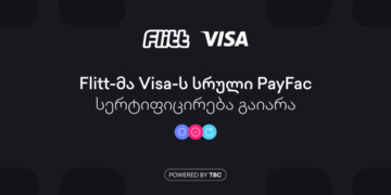 Flitt პირველი ფინტექ კომპანიაა საქართველოში, რომელმაც Visa-ს სრული PayFac სერტიფიკატი მიიღო