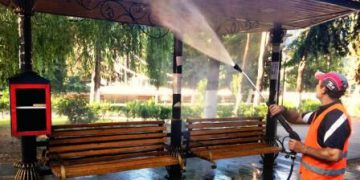 სადიზენფექციო სამუშაოები ბორჯომში