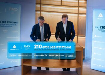 თიბისის და FMO-ს პარტნიორობა — 210 მლნ აშშ დოლარი ბიზნესების და მწვანე ინიციატივების მხარდასაჭერად
